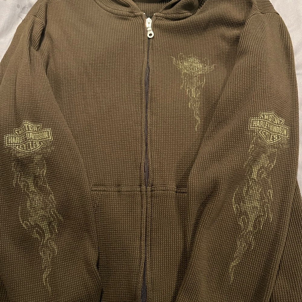 HD hoodie army green